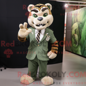 Mascot character of a Olive...