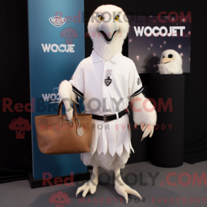 Mascot character of a White...