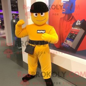 Maskotkarakter af en Gi Joe...