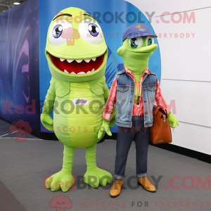 Mascot character of a Lime...