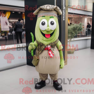 Mascot character of a Olive...