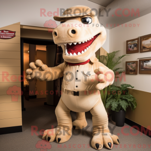 Mascot karakter van een...