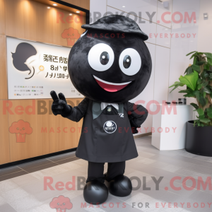 Mascot character of a Black...