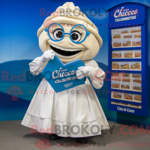 Mascot character of a White...