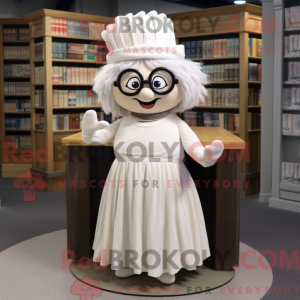 Mascot character of a White...
