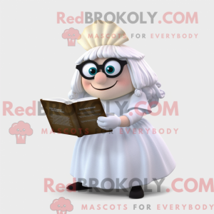 Mascot character of a White...