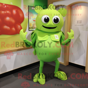 Mascot character of a Lime...