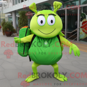 Mascot character of a Lime...