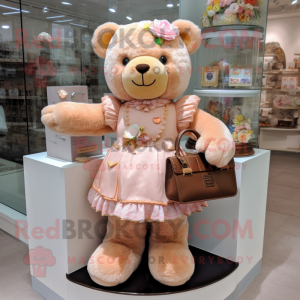 Pfirsich-Teddybär...