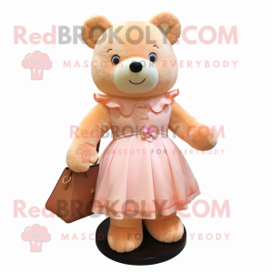 Postava maskota Peach Teddy...