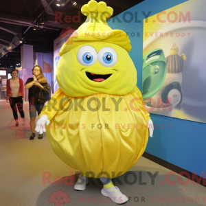 Mascot character of a Lemon...