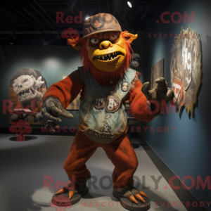 Personagem de máscara de um...