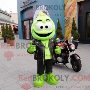 Mascot character of a Lime...