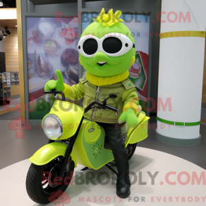 Mascot character of a Lime...