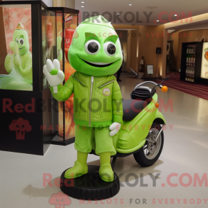 Mascot character of a Lime...