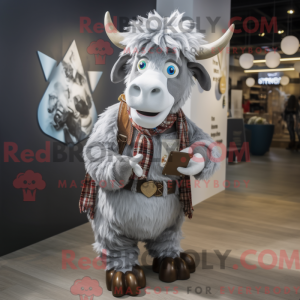 Maskotkarakter af en Silver...