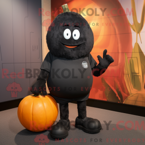 Mascot character of a Black...