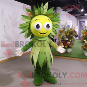 Mascot character of a Olive...