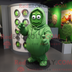 Mascot character of a Green...