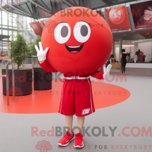 Mascot character of a Red...