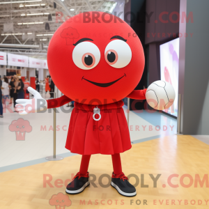Mascot character of a Red...