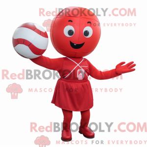 Mascot character of a Red...