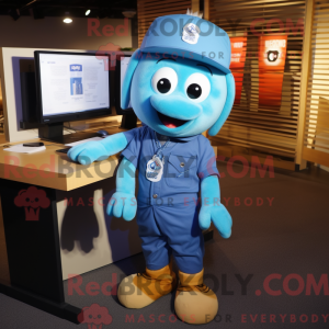 Mascot karakter van een...
