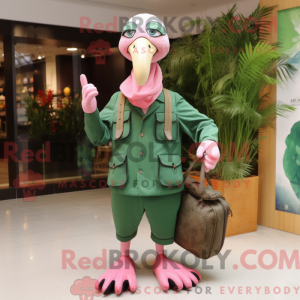 Mascot karakter van een...