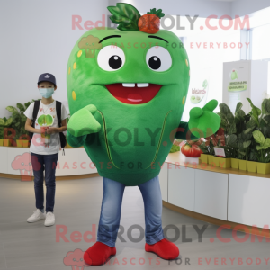 Mascot character of a Green...