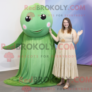 Mascot character of a Olive...