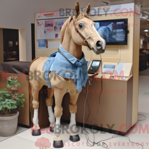 Mascottefiguur van een...