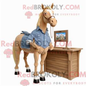 Mascottefiguur van een...