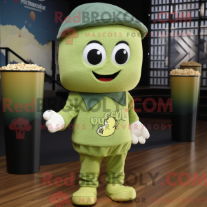 Mascot character of a Olive...