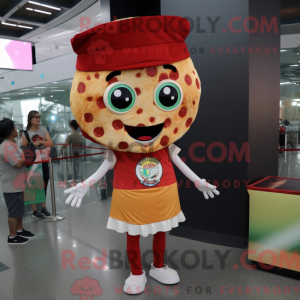 Mascot character of a Pizza...