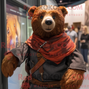 Postava maskota Rust Bear...
