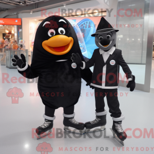 Mascot character of a Black...