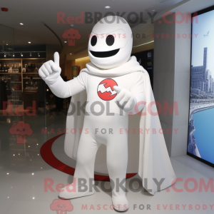 Mascot character of a White...