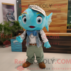 Mascot karakter van een...