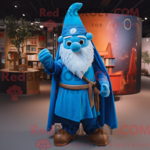 Mascot character of a Blue...
