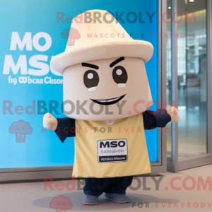 Mascot character of a Cream...