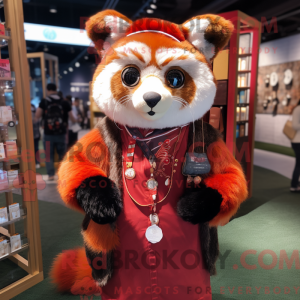 Mascot character of a Red...