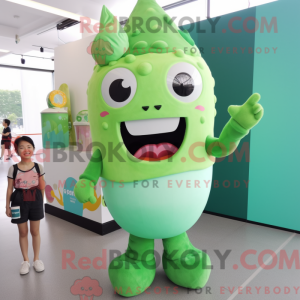 Mascot character of a Green...