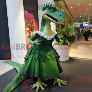 Mascot character of a Green...