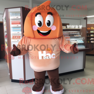 Mascot character of a Peach...