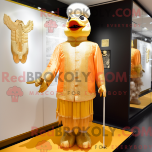 Mascot character of a Gold...