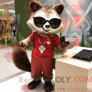 Mascot character of a Red...