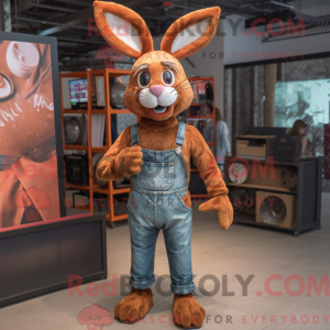 Mascot character of a Rust...