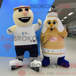 Mascot character of a Cream...