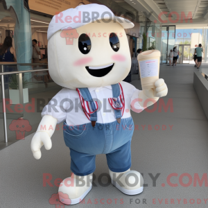 Mascot character of a White...