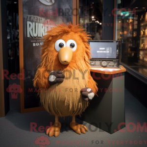 Mascot character of a Rust...
